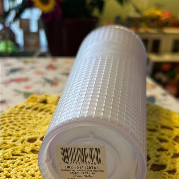 Starbucks 24 Oz Spring 2022 Iridescent Unicorn Grid Venti Tumbler NWT - Picture 9 of 15
